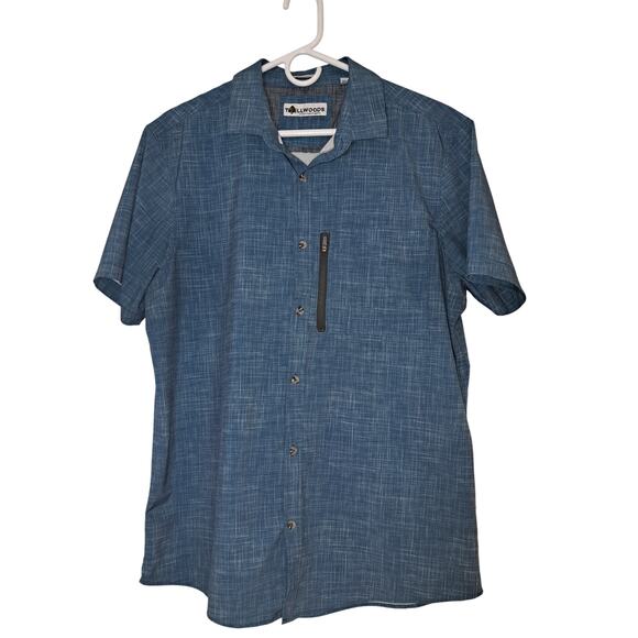 Tallwoods Other - Tallwoods Men’s Short Sleeve Button-Down Shirt – Blue
